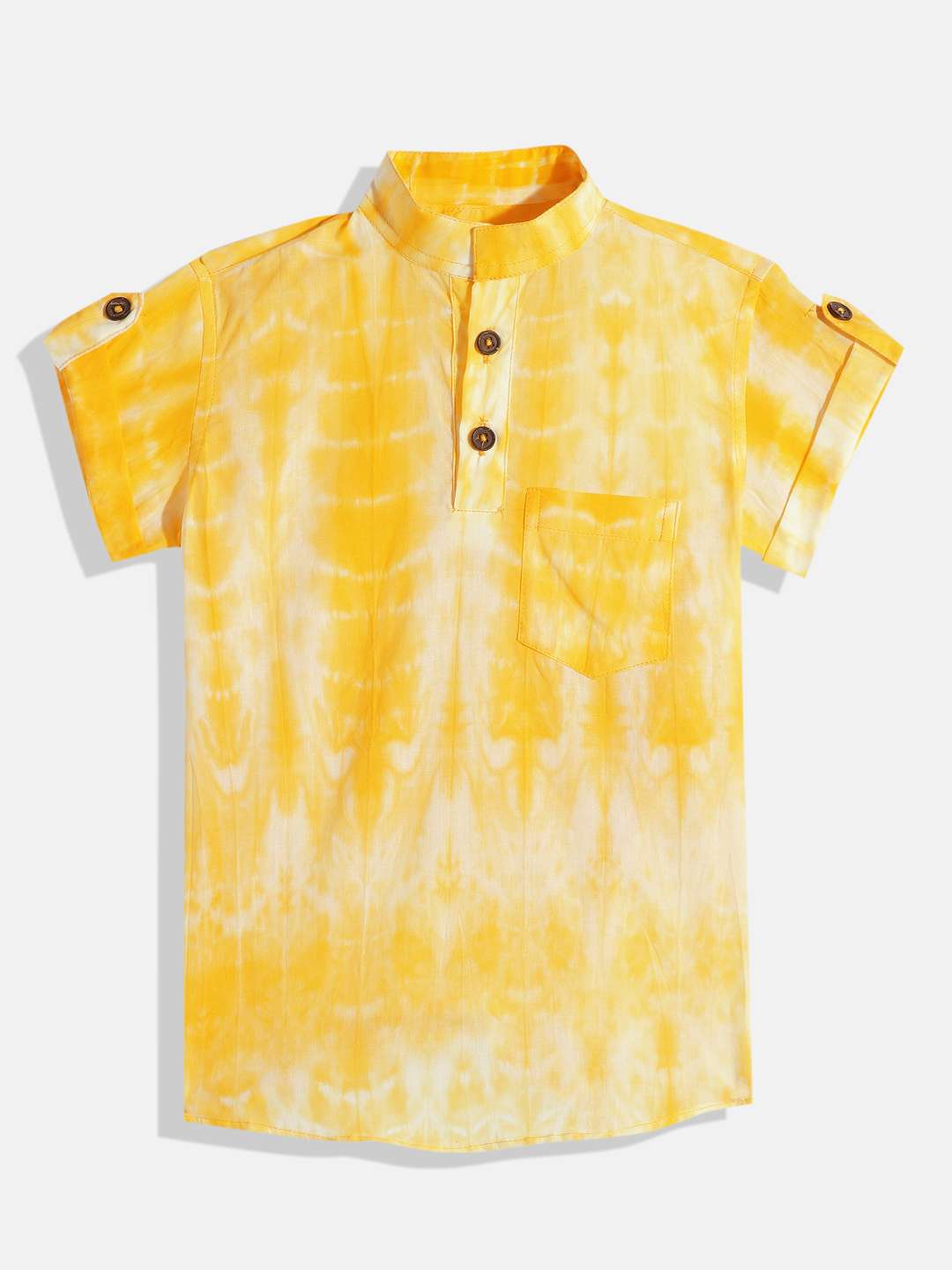 Yellow Premium Quality Casual Wear Shirt For Boys - Image 2