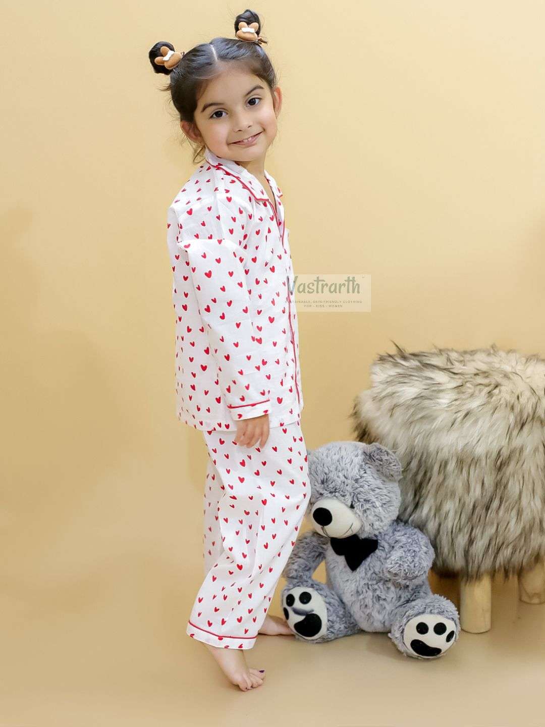 Winning Red Heart- Unisex Night Suit - Image 5