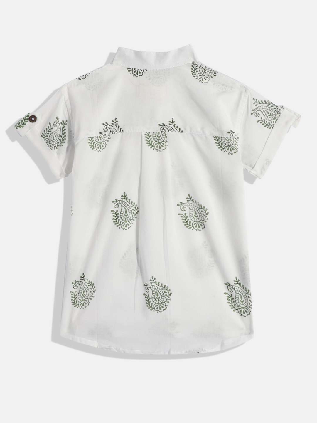 White Premium Quality Casual Wear Shirt For Boys - Image 3