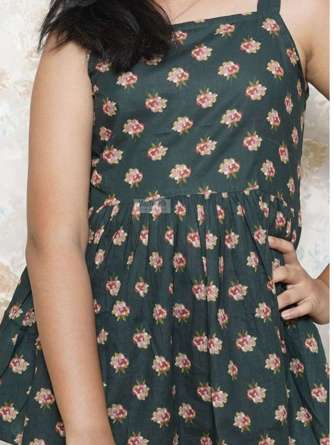 Green Floral Charm Coord Set - Image 5