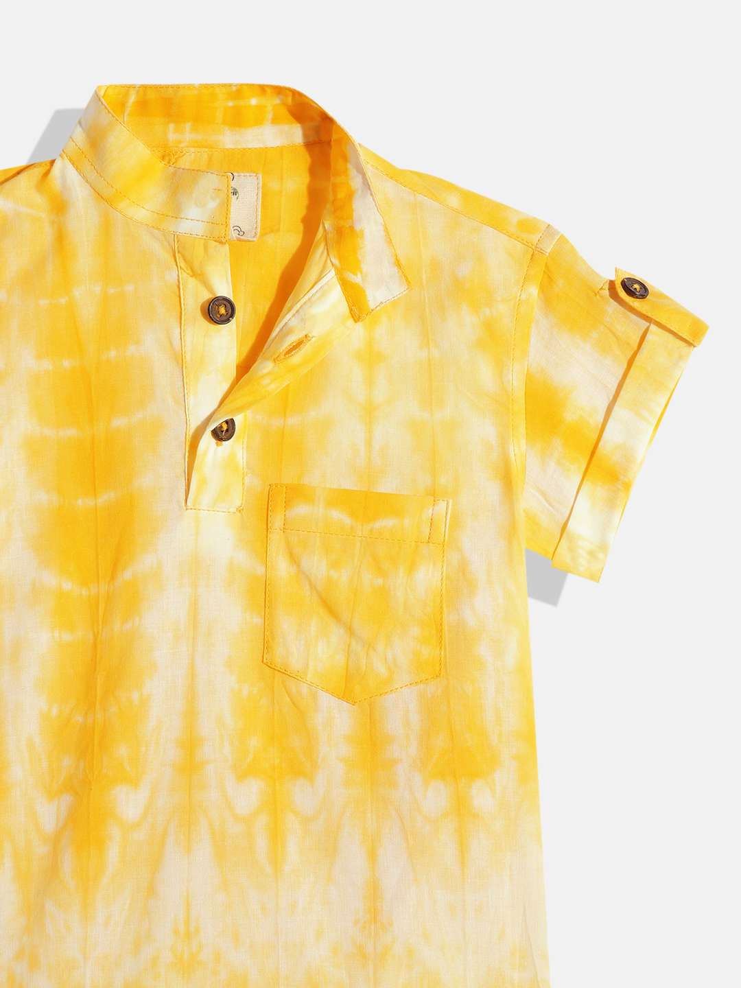 Yellow Premium Quality Casual Wear Shirt For Boys - Image 3