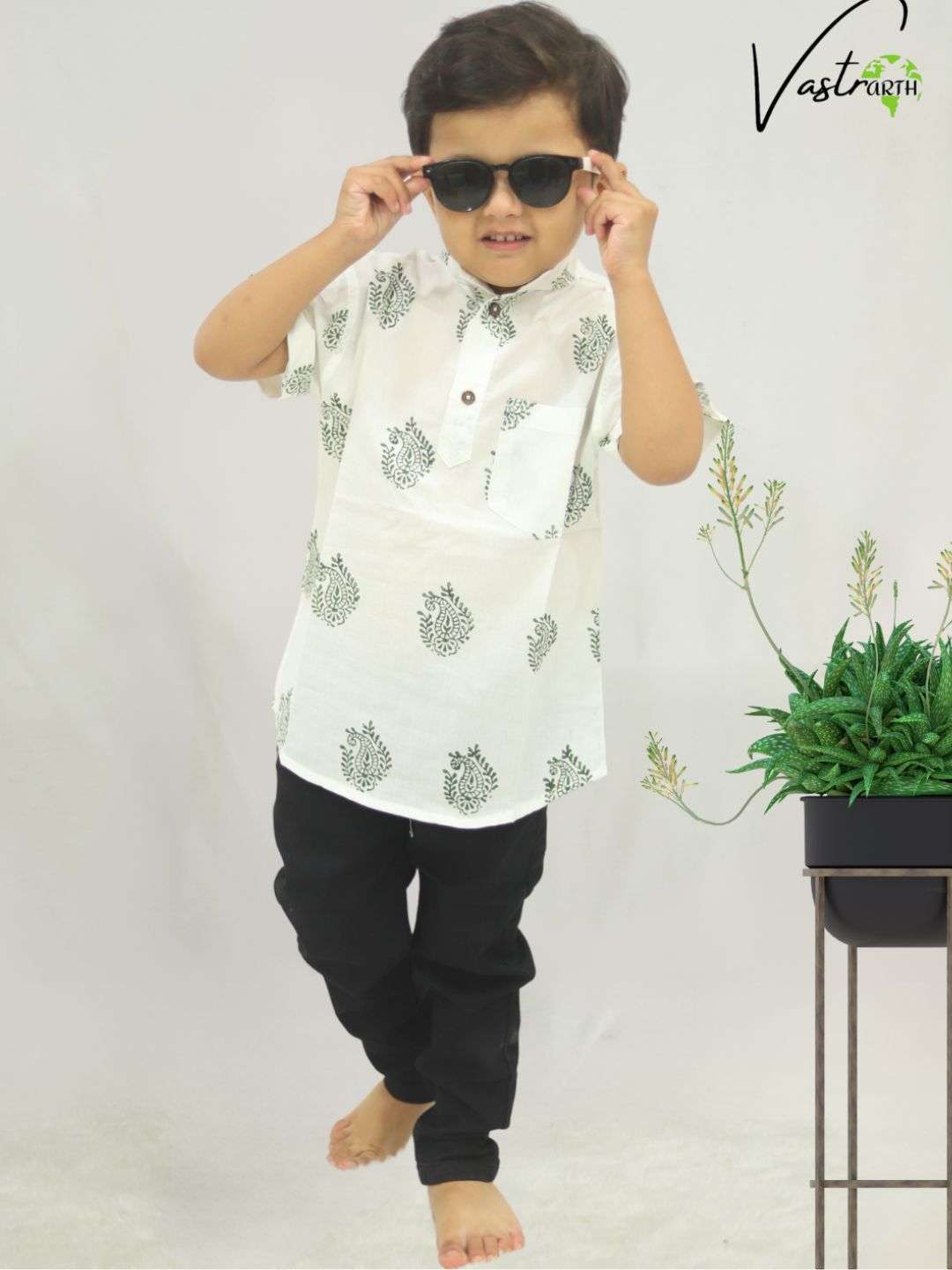 White Premium Quality Casual Wear Shirt For Boys