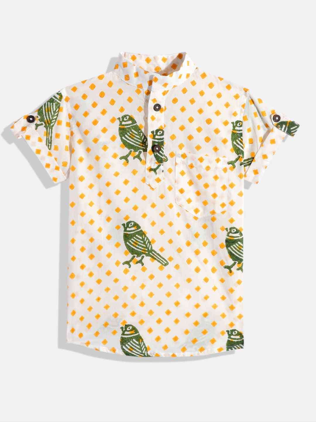 White Premium Quality Casual Wear Shirt For Boys - Image 2